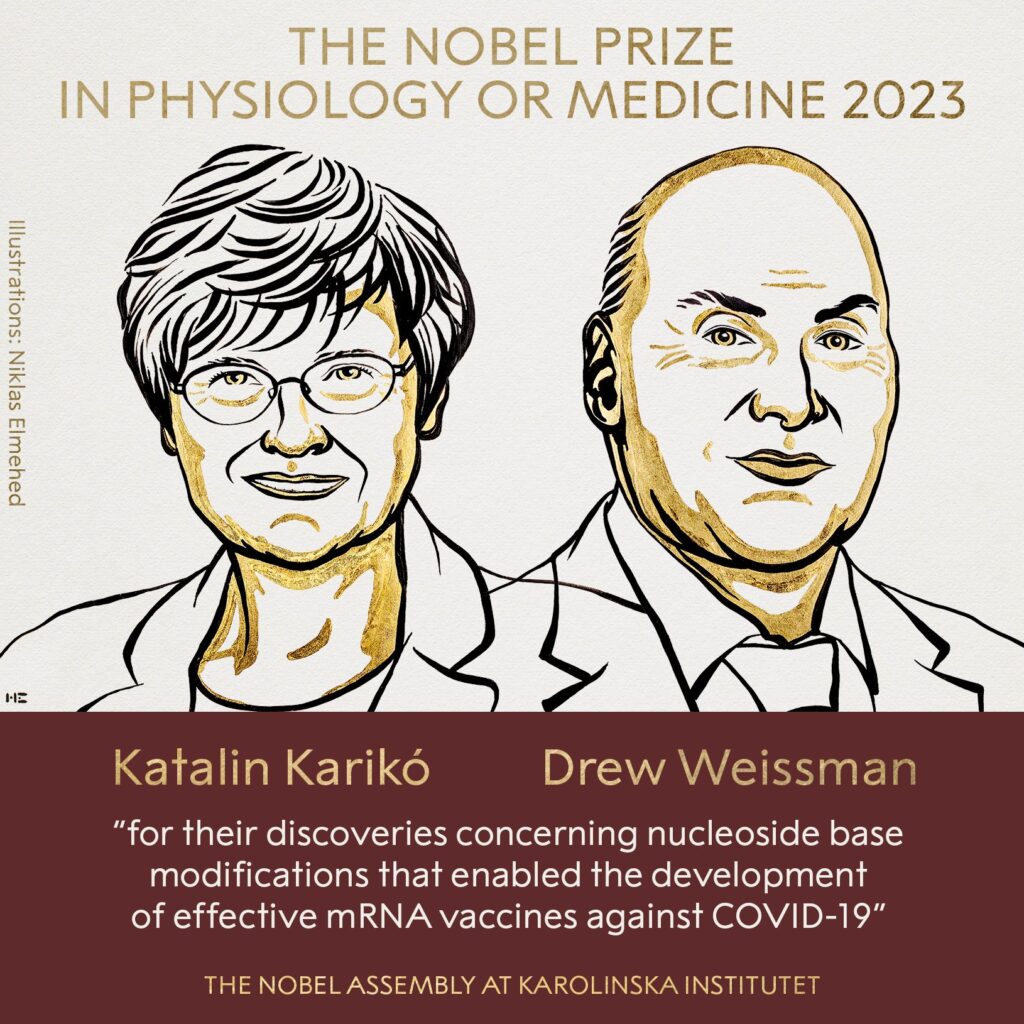 Nobel Prize in Medicine 2023 Winner